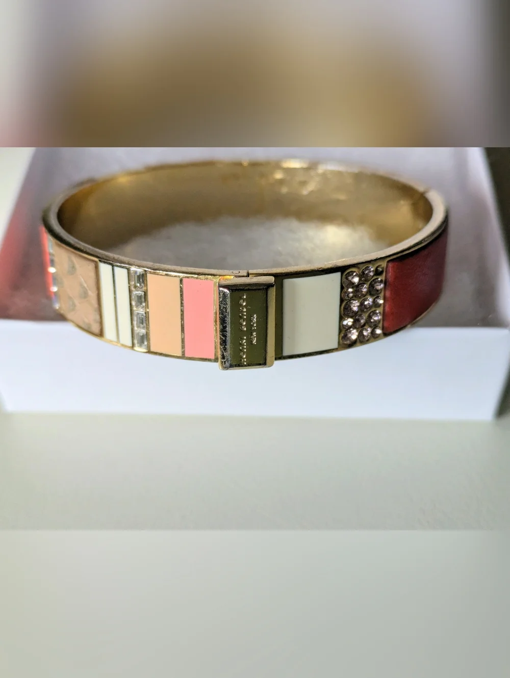 Henri Bendel Hinged Bangle Bracelet - Picture 7 of 14